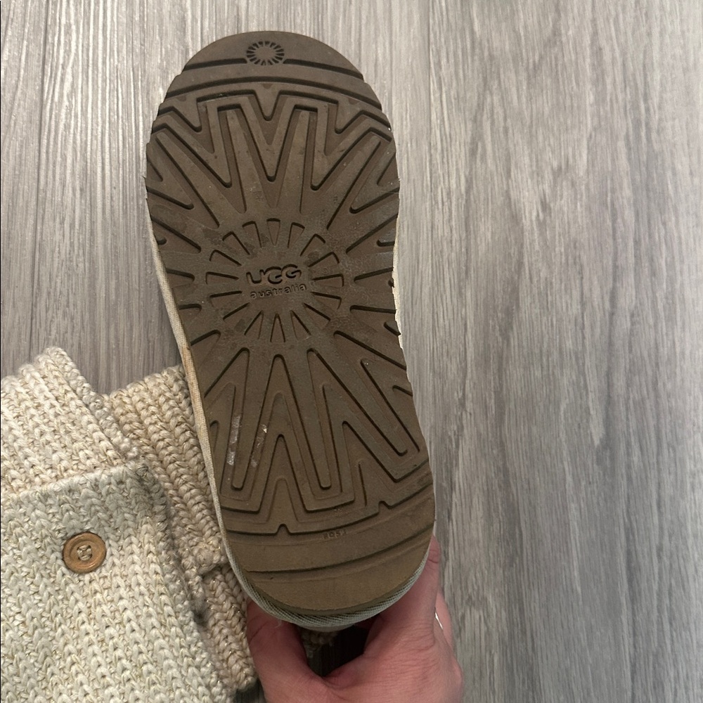 UGG Cream Knit Winter Boots - Picture 6 of 7